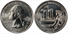 2019-D 25C American Memorial NP MS67