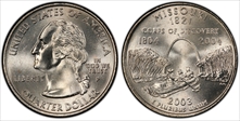2003-P 25C Missouri MS65