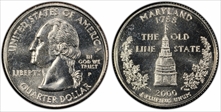 2000-P 25C Maryland MS66