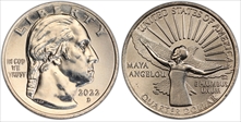 2022-D 25C Maya Angelou MS65