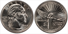 2022-D 25C Maya Angelou MS65