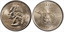 2004-P 25C Michigan MS65