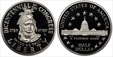 1989-S 50C Congress PR69DCAM