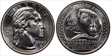 2022-D 25C Anna May Wong MS65