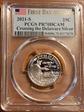2021-S 25C Crossing the Delaware-Silver First Day of Issue PR70DCAM