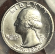 1976-S 25C Silver MS68