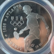 1996-P $1 Tennis PR69DCAM