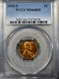 1939-S 1C MS66RD