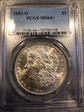 1883-O $1 MS64+