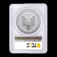 2019-W $1 Silver Eagle Enhanced Rev PR Pride of Two Nations, U.S. Set First Strike PR70