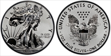 2019-W $1 Silver Eagle Enhanced Rev PR Pride of Two Nations, U.S. Set First Strike PR70
