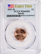 2021-D 1C Shield Early Find MS66RD
