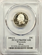 2004-S 25C Wisconsin Silver PR69DCAM