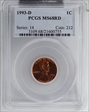 1993-D 1C MS68RD