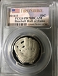 2014-S 50C Baseball Hall of Fame PR70DCAM