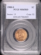 1908-S 1C MS65RD