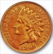 1909 1C Indian MS65RD