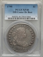 1795 $1 Draped Bust, Off-Center XF40