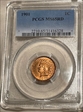 1901 1C MS65RD