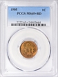 1905 1C MS65+ RD