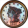 1840 1/2C Restrike PR64BN