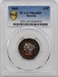 1840 1/2C Restrike PR64BN