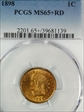 1898 1C MS65+ RD