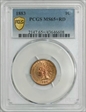 1883 1C MS65+ RD
