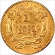 1854 G$1 Type 2 MS62