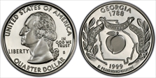 1999-S 25C Georgia Silver PR69DCAM