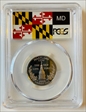 2000-S 25C Maryland Silver PR69DCAM