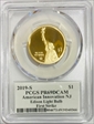 2019-S $1 American Innovation NJ Edison Light Bulb First Strike PR69DCAM