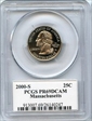 2000-S 25C Massachusetts PR69DCAM
