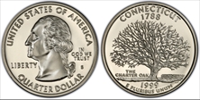 1999-S 25C Connecticut PR69DCAM