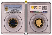 2001 $1 Centenary-Colorized PR69DCAM