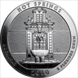 2010 25C Hot Springs NP 5 oz Silver 