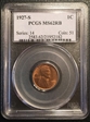1927-S 1C MS62RB