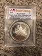2019 $5 Maple Leaf Silver Modified PR Pride of Two Nations, U.S. Set First Strike PR70