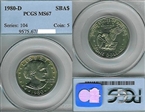 1980-D SBA$1 MS67