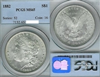 1882 $1 MS65