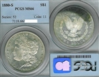 1880-S $1 MS66
