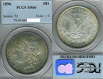 1896 $1 MS66