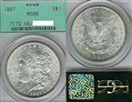 1887 $1 MS66