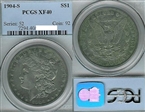 1904-S $1 XF40