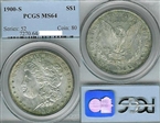 1900-S $1 MS64
