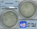 1902 $1 MS66