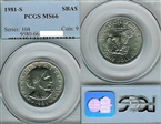 1981-S SBA$1 MS66