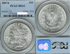 1887/6 $1 MS62