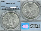 1900-O $1 MS66