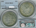 1904 $1 MS63